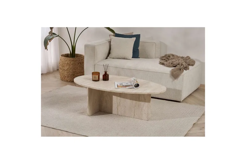Ceyra Soffbord 120 cm - Beige - Möbler - Bord & matgrupper - Soffbord