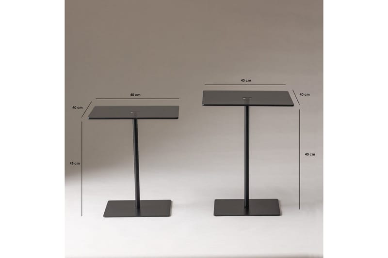 Challur Soffbord 40 cm - Svart - Möbler - Bord & matgrupper - Soffbord