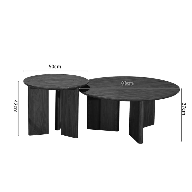 Chatham Soffbord Rund 80 cm - Ek - Möbler - Bord & matgrupper - Soffbord