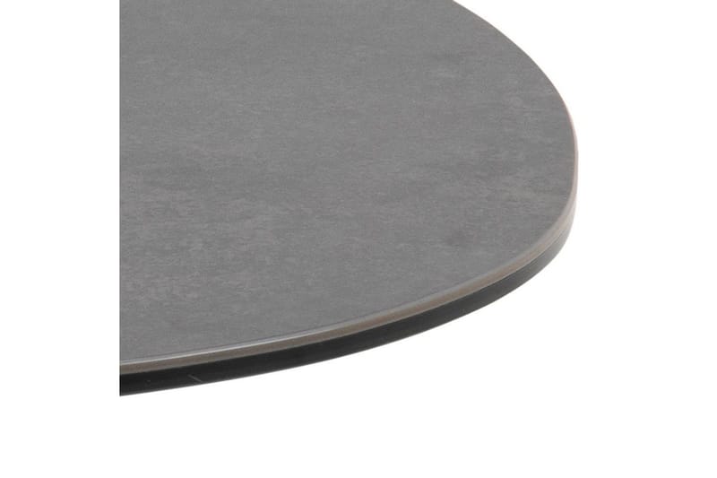 Cimino Ovalt Soffbord 84 cm i Keramik med Metallunderrede - Mörkgrå - Möbler - Bord & matgrupper - Soffbord