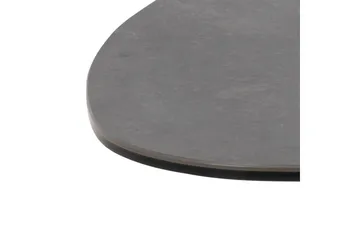 Cimino Ovalt Soffbord 84 cm i Keramik med Metallunderrede - Mörkgrå - Möbler - Bord & matgrupper - Soffbord