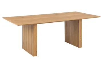 Colima Stort Rektangulärt Matbord 210 cm med Trä- och Ekutseende - Brun - Möbler - Bord & matgrupper - Matbord & köksbord