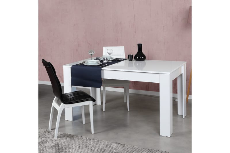 Comfortale Matbord Förlängningsbart - Vit - Matbord & köksbord