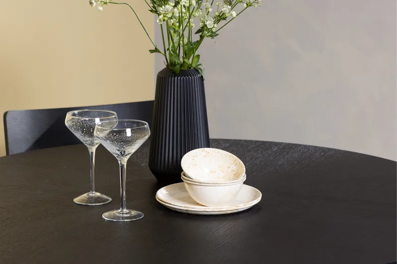 Copenhagen Matgrupp + 4 stolar Rektangulär - Svart - Möbler - Bord & matgrupper - Matgrupper