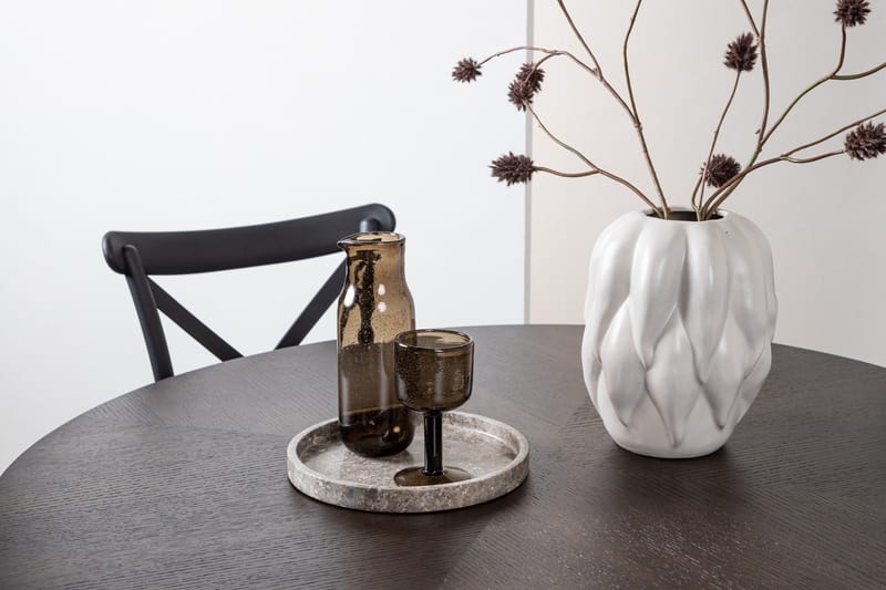 Copenhagen Matgrupp 115 cm Rund med 4 Crosett stolar - Svart - Möbler - Bord & matgrupper - Matgrupper