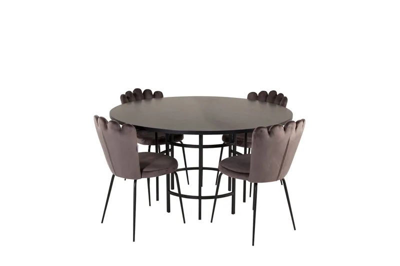 Copenhagen Matgrupp 140 cm Rund med 4 Limhamn stolar, undefined