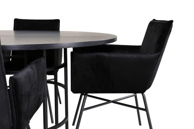 Copenhagen Matgrupp 140 cm Rund med 4 Petra stolar - Möbler - Bord & matgrupper - Matgrupper