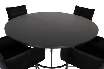 Copenhagen Matgrupp 140 cm Rund med 4 Petra stolar - Möbler - Bord & matgrupper - Matgrupper
