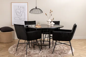 Copenhagen Matgrupp 140 cm Rund med 4 Petra stolar - Möbler - Bord & matgrupper - Matgrupper