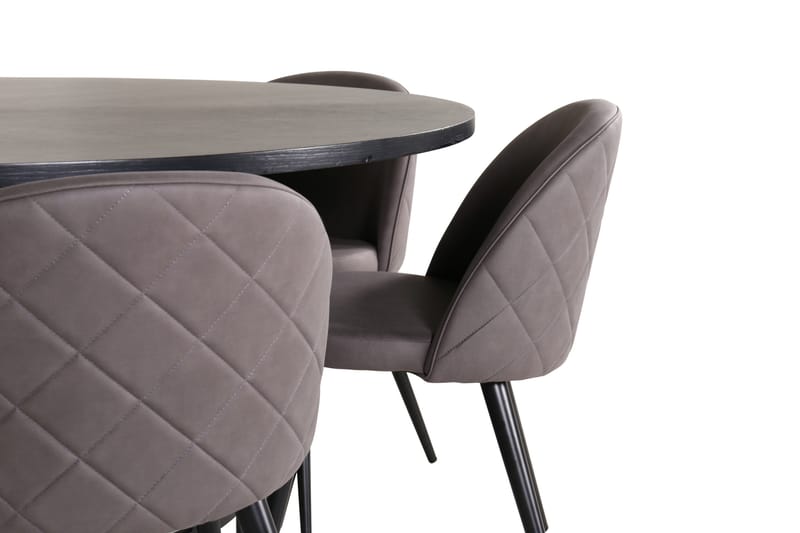 Copenhagen Matgrupp 140 cm Rund med 6 Velvet stolar - Möbler - Bord & matgrupper - Matgrupper