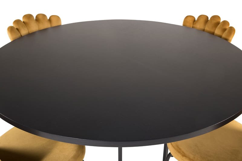 Copenhagen Matgrupp med 4 Limhamn Matstolar Gul - Furniture Fashion - Möbler - Bord & matgrupper - Matgrupper