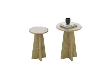 Corren Soffbord 40 cm - Travertine - Möbler - Bord & matgrupper - Soffbord