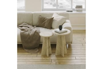 Corren Soffbord 40 cm - Travertine - Möbler - Bord & matgrupper - Soffbord