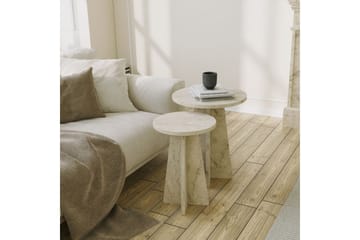 Corren Soffbord 40 cm - Travertine - Möbler - Bord & matgrupper - Soffbord