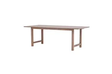 Count Stort Rektangulärt Matbord 220 cm med Trä- och Ekutseende - Brun - Möbler - Bord & matgrupper - Matbord & köksbord