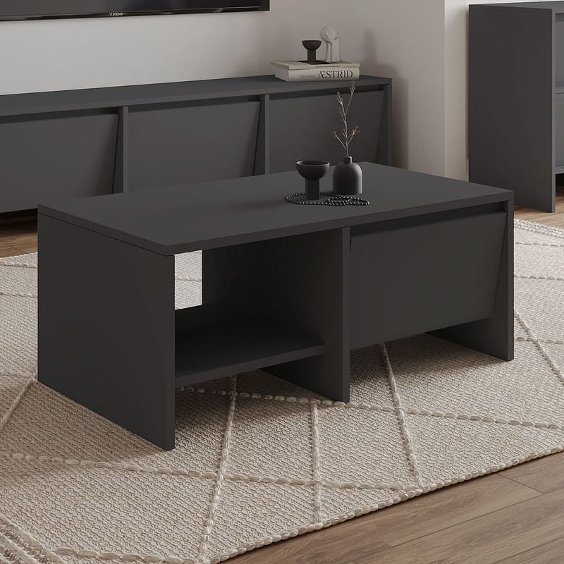 Crala Soffbord 90x35x45 cm - Antracit - Möbler - Bord & matgrupper - Soffbord