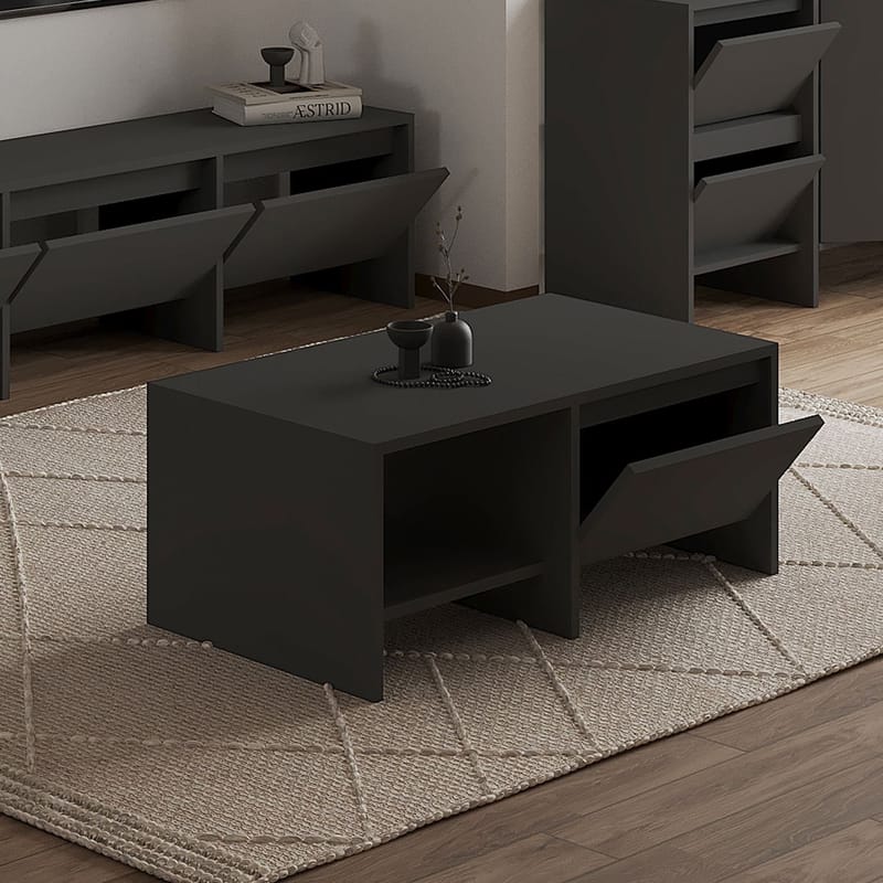 Crala Soffbord 90x35x45 cm - Antracit - Möbler - Bord & matgrupper - Soffbord