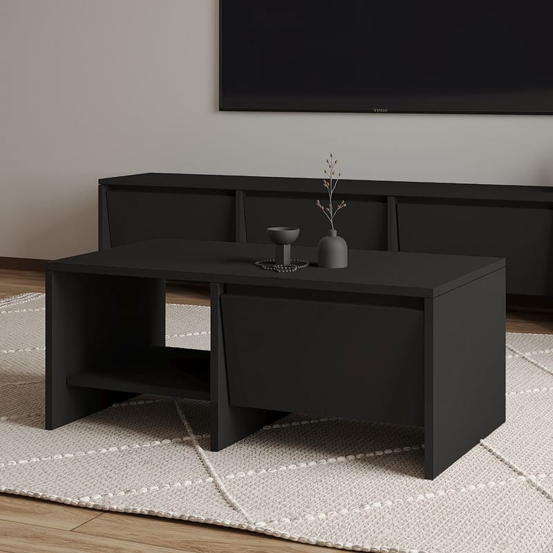 Crala Soffbord 90x35x45 cm - Svart - Möbler - Bord & matgrupper - Soffbord