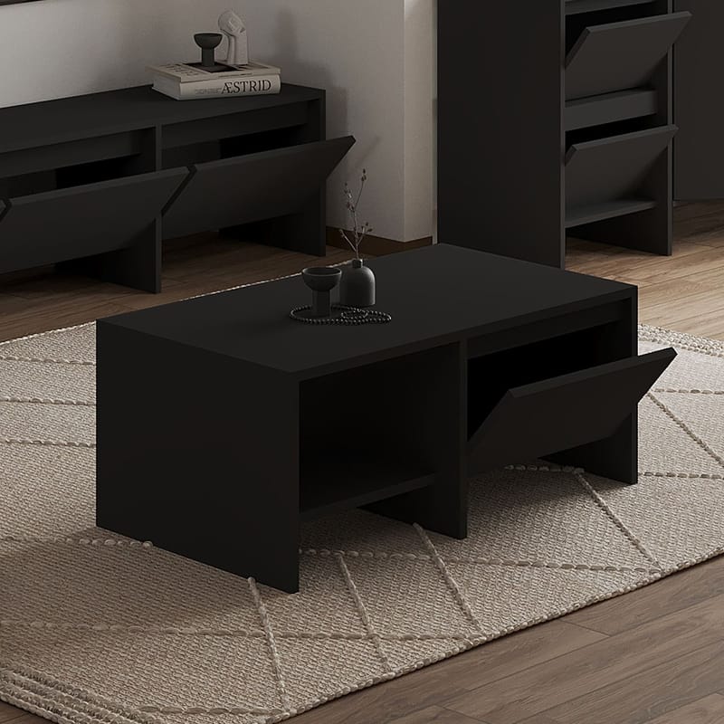 Crala Soffbord 90x35x45 cm - Svart - Möbler - Bord & matgrupper - Soffbord