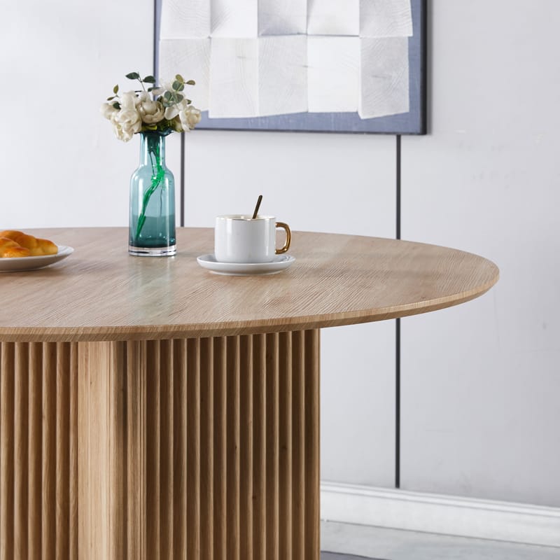 Crossby runt matbord Ø120 cm - Ek - Ek - Möbler - Bord & matgrupper - Matbord & köksbord