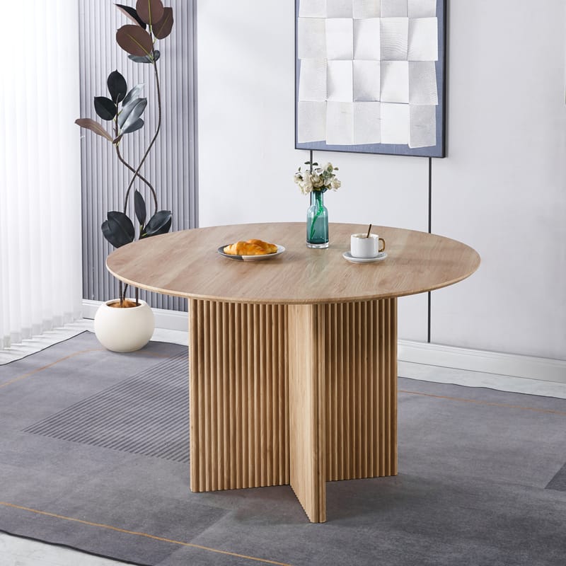 Crossby runt matbord Ø120 cm - Ek - Ek - Möbler - Bord & matgrupper - Matbord & köksbord