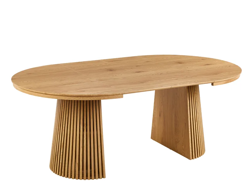 Crossby runt matbord förlängningsbart Ø120-200 cm - Ek - Ek - Möbler - Bord & matgrupper - Matbord & köksbord