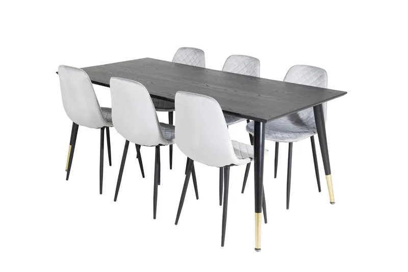 Daicy Matbord 180 cm med 6 st Ypas Matstol