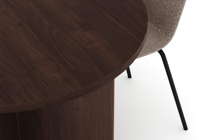 Dano Matbord 180 cm  med 4 Katy Matstolar - Valnöt / Greige - Möbler - Bord & matgrupper - Matgrupper