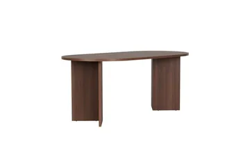 Dano Matbord 180 cm med 4 Nibe Plus Matstolar - Vit/Brun - Möbler - Bord & matgrupper - Matgrupper