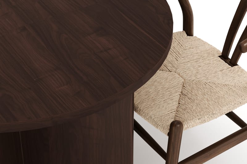 Dano Matbord 180 cm med 6 Dastoori Matstolar - Valnöt - Möbler - Bord & matgrupper - Matgrupper