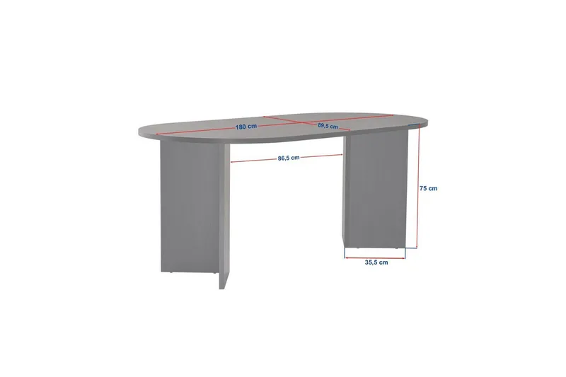Dano Matbord 180 cm Oval - Natur - Möbler - Bord & matgrupper - Matbord & köksbord