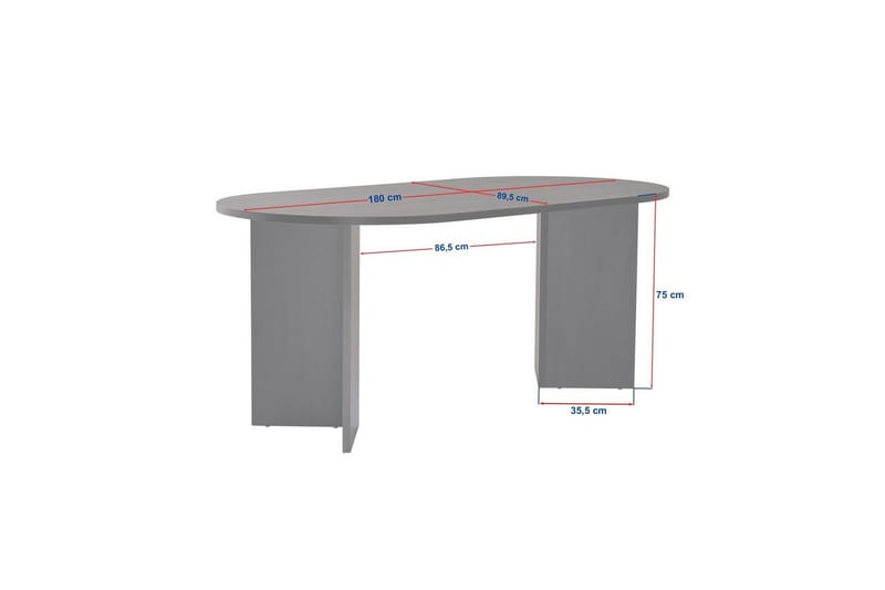Dano Matbord 180 cm Oval - Natur - Möbler - Bord & matgrupper - Matbord & köksbord
