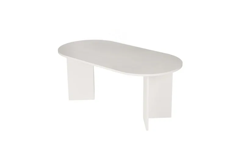 Dano Matbord 180 cm Oval - Natur/Vit - Möbler - Bord & matgrupper - Matbord & köksbord