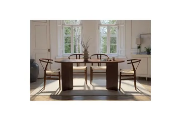 Dano Matbord 180 cm Oval - Valnöt - Möbler - Bord & matgrupper - Matbord & köksbord