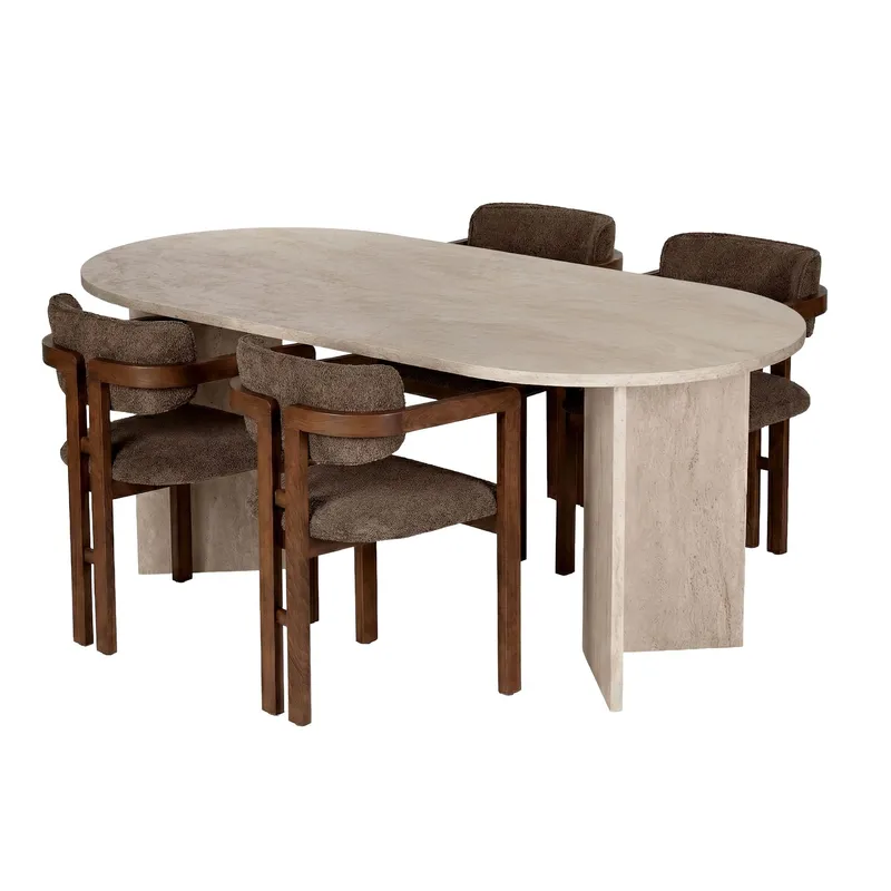 Dano Matgrupp 180 cm med 4 stolar, undefined