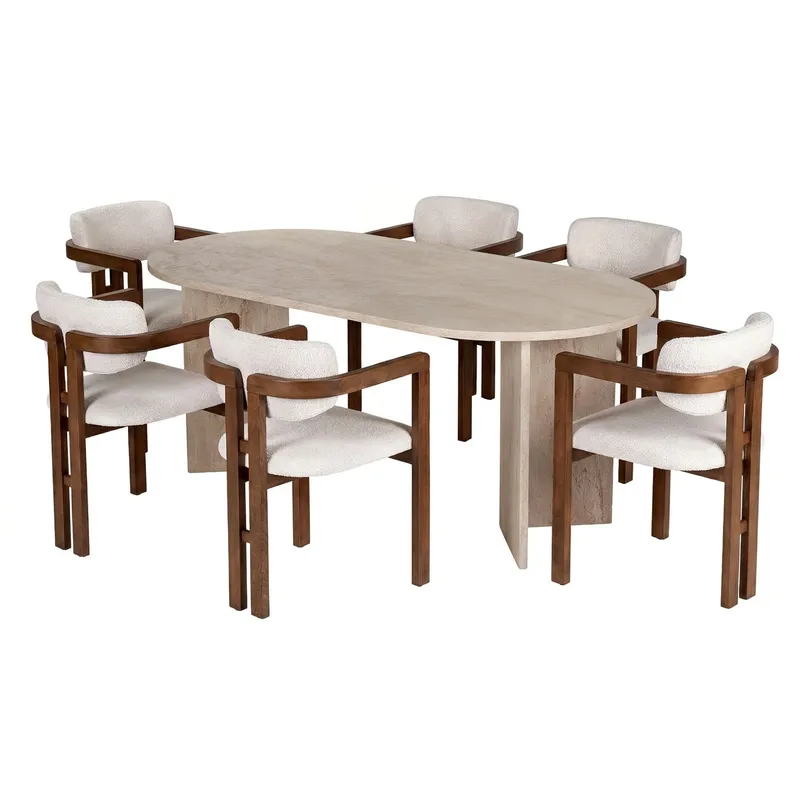 Dano Matgrupp 180 cm med 6 stolar, undefined