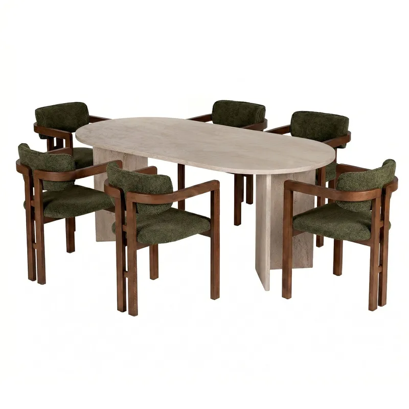 Dano Matgrupp 180 cm med 6 stolar, undefined