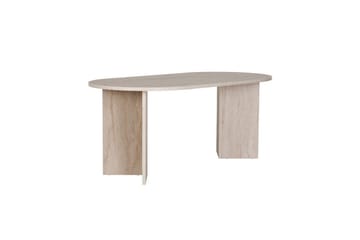 Dano Ovalt Matbord 180x90 cm med Travertinutseende - Beige - Möbler - Bord & matgrupper - Matbord & köksbord