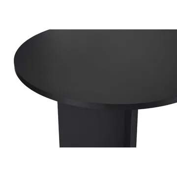Dano Stort Ovalt Matbord 200 cm med Mörkt Träutseende - Svart - Möbler - Bord & matgrupper - Matbord & köksbord