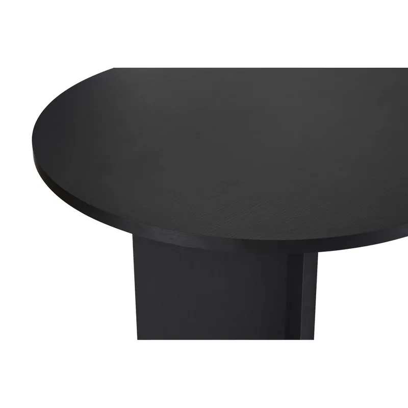 Dano Stort Ovalt Matbord 200 cm med Mörkt Träutseende - Svart - Möbler - Bord & matgrupper - Matbord & köksbord