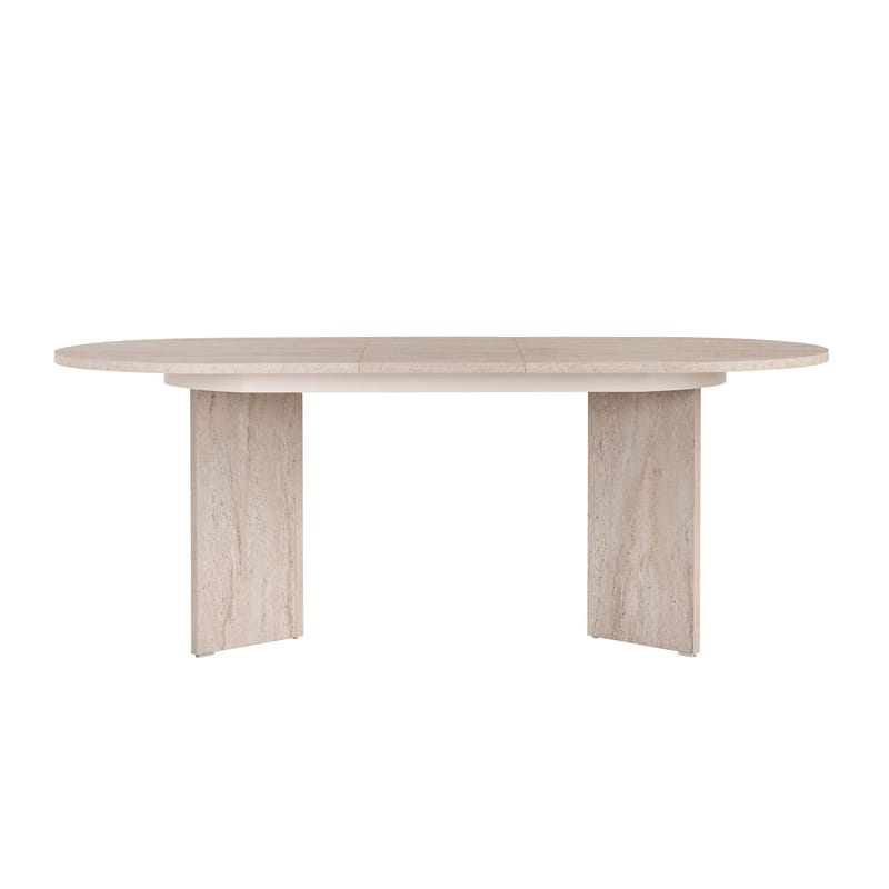 Dano Utdragbart Matbord 160 cm Oval - Travertin - Möbler - Bord & matgrupper - Matbord & köksbord