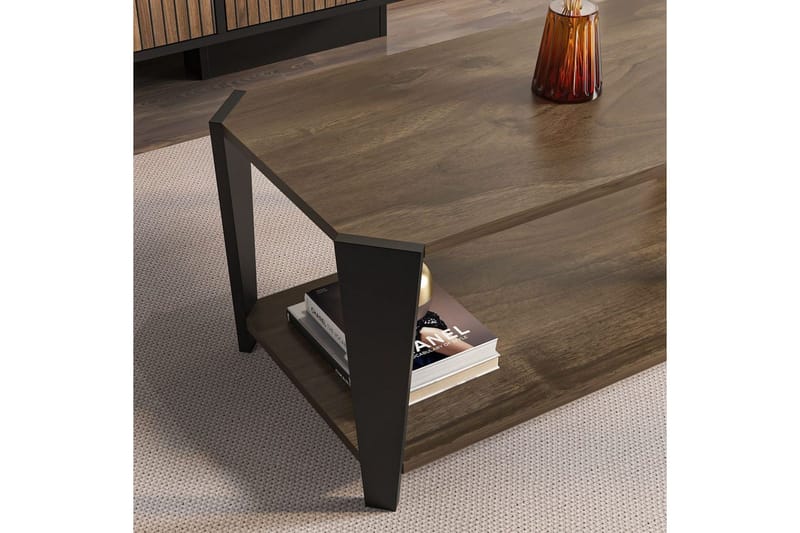 Dargaville Soffbord 91 cm - Valnöt/Svart - Möbler - Bord & matgrupper - Soffbord