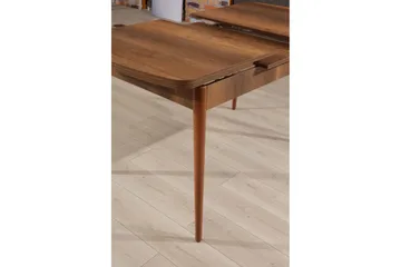 Darnel Utdragbart Rektangulärt Matbord 132 cm med Trä- och Valnötsutseende - Brun - Möbler - Bord & matgrupper - Matbord & köksbord