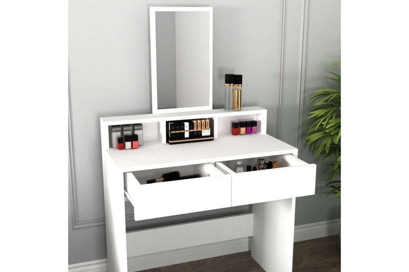 Dasina Sminkbord 80 cm - Vit - Möbler - Bord & matgrupper - Sminkbord & toalettbord