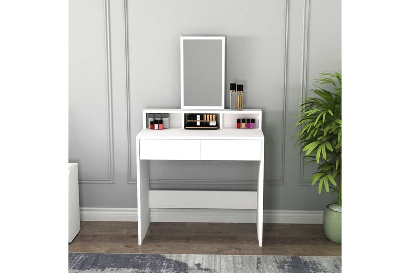 Dasina Sminkbord 80 cm - Vit - Möbler - Bord & matgrupper - Sminkbord & toalettbord