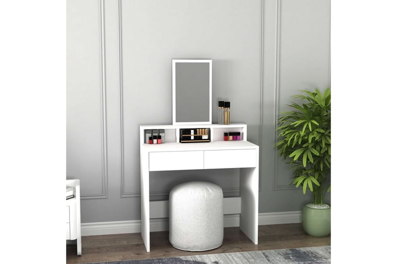 Dasina Sminkbord 80 cm - Vit - Möbler - Bord & matgrupper - Sminkbord & toalettbord