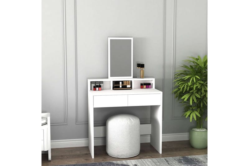 Dasina Sminkbord 80 cm - Vit - Möbler - Bord & matgrupper - Sminkbord & toalettbord