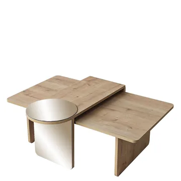 Dasina Soffbord 105 cm - Bronzie/Safir Ek - Möbler - Bord & matgrupper - Soffbord