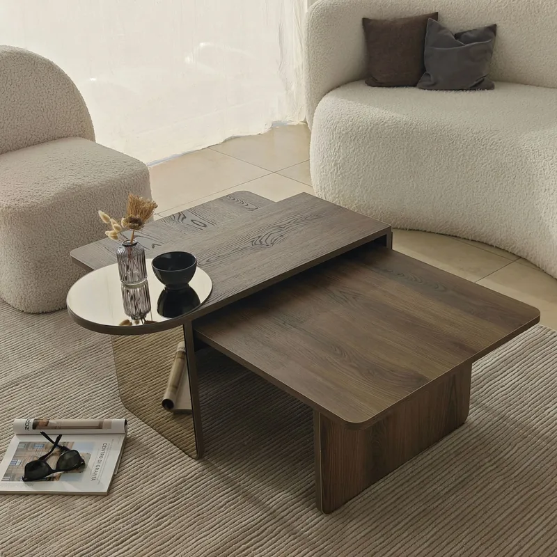 Dasina Soffbord 105 cm - Bronzie/Valnöt - Möbler - Bord & matgrupper - Soffbord