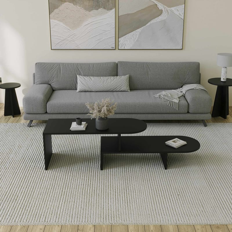 Deliones Soffbord 100 cm - Svart - Möbler - Bord & matgrupper - Soffbord